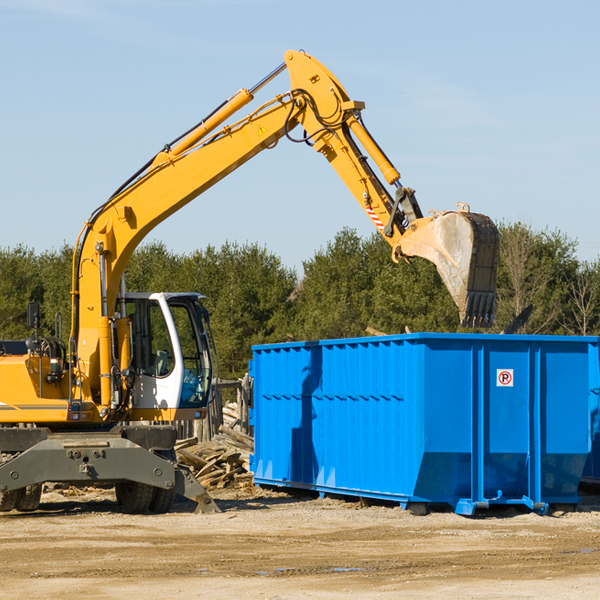 can i request a rental extension for a residential dumpster in Concho